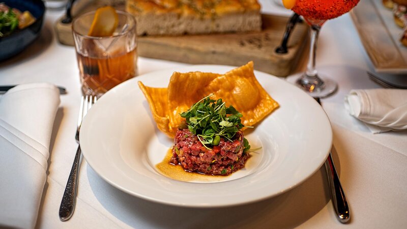 Tuna tartar appetizer